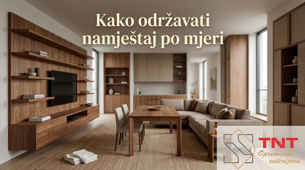 Održavanje namještaja po mjeri u modernom enterijeru